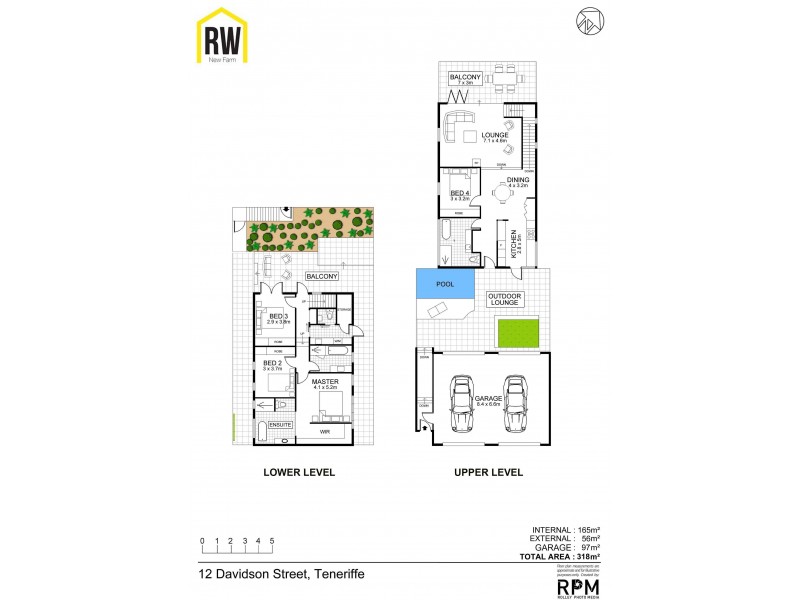 12 Davidson Terrace, Teneriffe QLD 4005 Floorplan