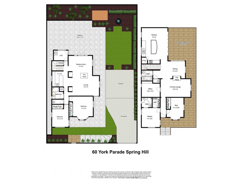 60 York Parade, Spring Hill QLD 4000 Floorplan