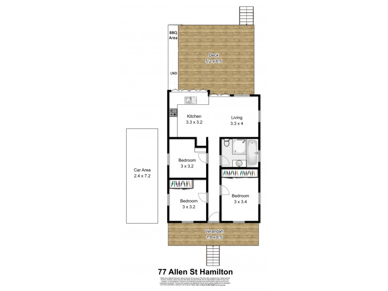 77 Allen Street, Hamilton QLD 4007 Floorplan