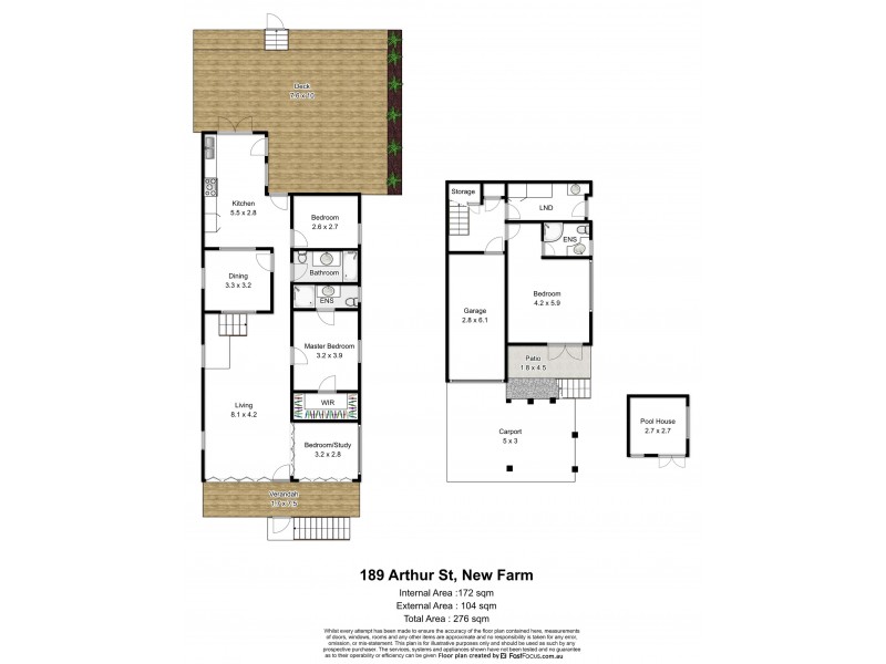 189 Arthur Street, New Farm QLD 4005 Floorplan