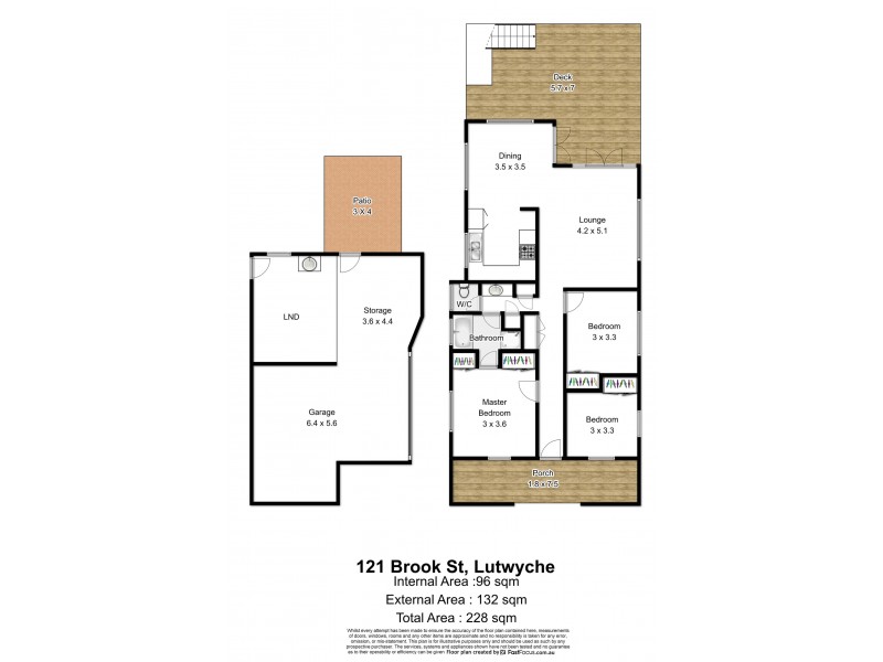 121 Brook Street, Lutwyche QLD 4030 Floorplan