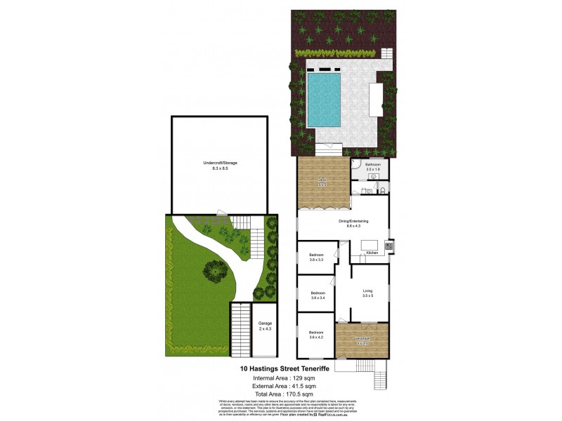 10 Hastings Street, Teneriffe QLD 4005 Floorplan