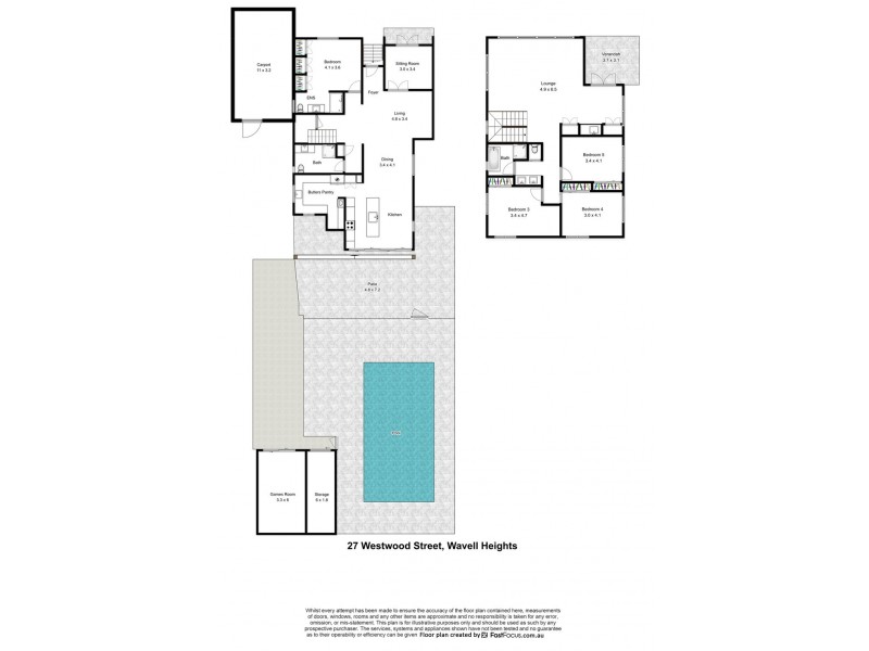 27 Westwood Street, Wavell Heights QLD 4012 Floorplan