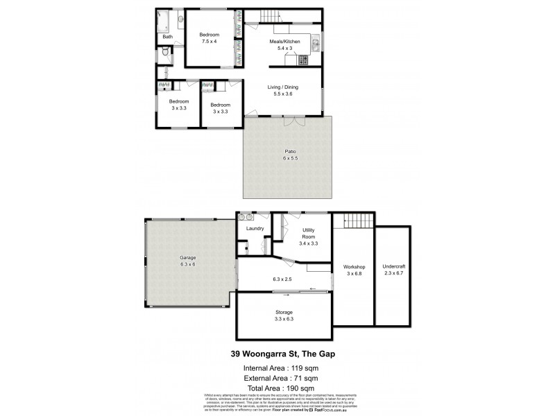 39 Woongarra Street, The Gap QLD 4061 Floorplan