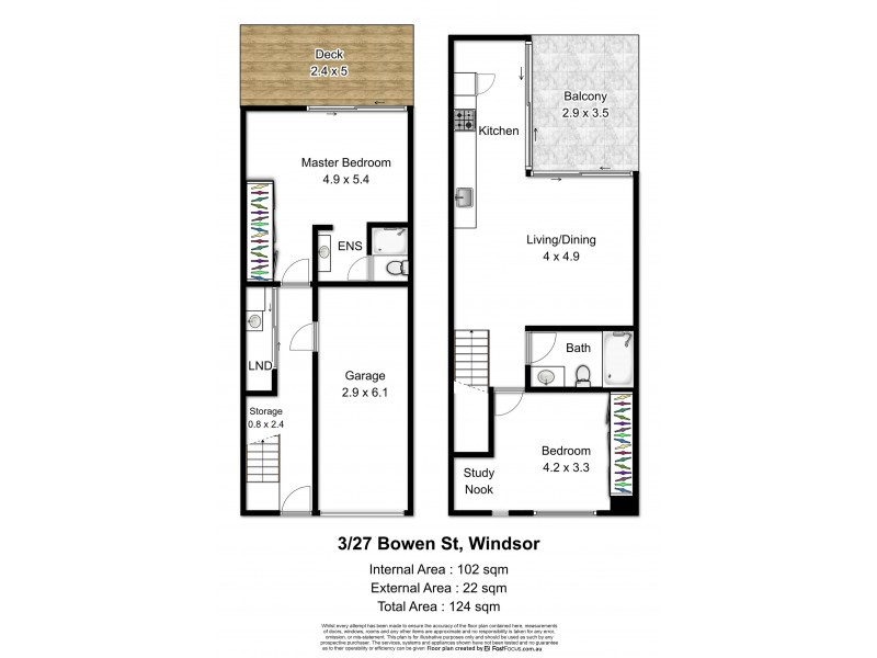 3/27 Bowen Street, Windsor QLD 4030 Floorplan