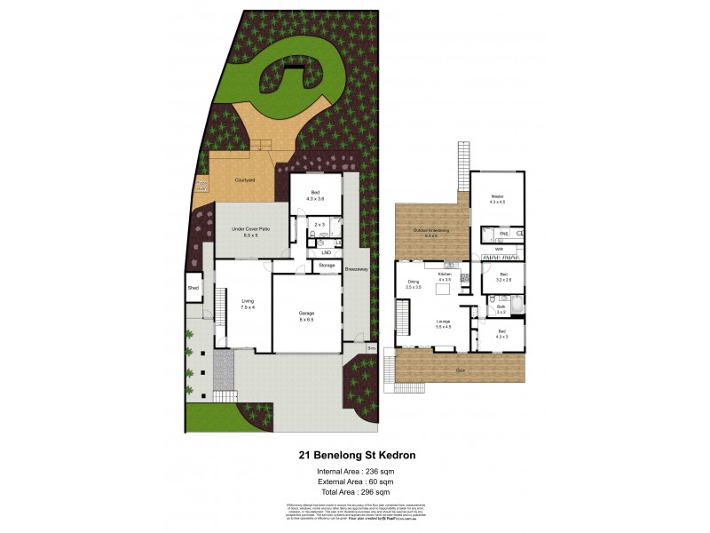 21 Benelong Street, Kedron QLD 4031 Floorplan