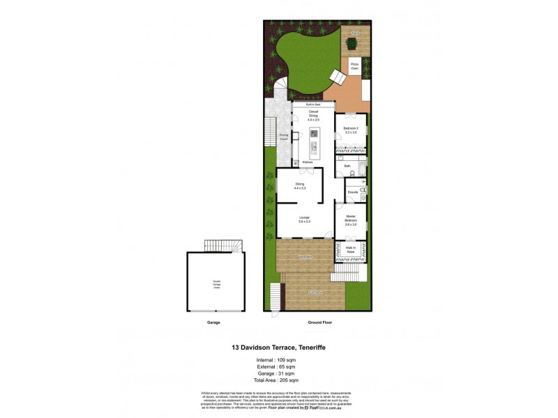 13 Davidson Terrace, Teneriffe QLD 4005 Floorplan