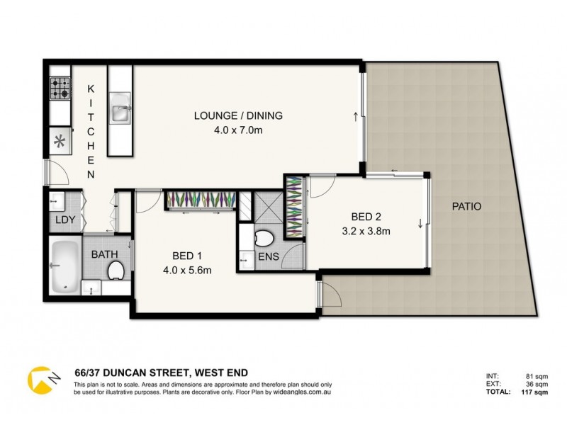66/37 Duncan Street, West End QLD 4101 Floorplan