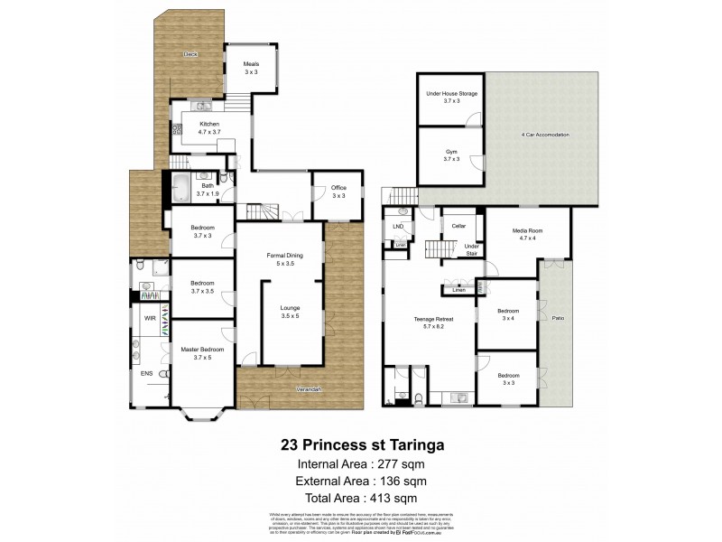 23 Princess Street, Taringa QLD 4068 Floorplan