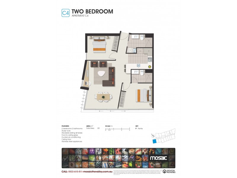 301/8 Church Street, Fortitude Valley QLD 4006 Floorplan