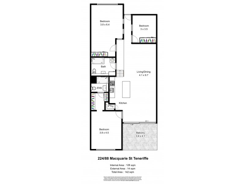 224/88 Macquarie Street, Teneriffe QLD 4005