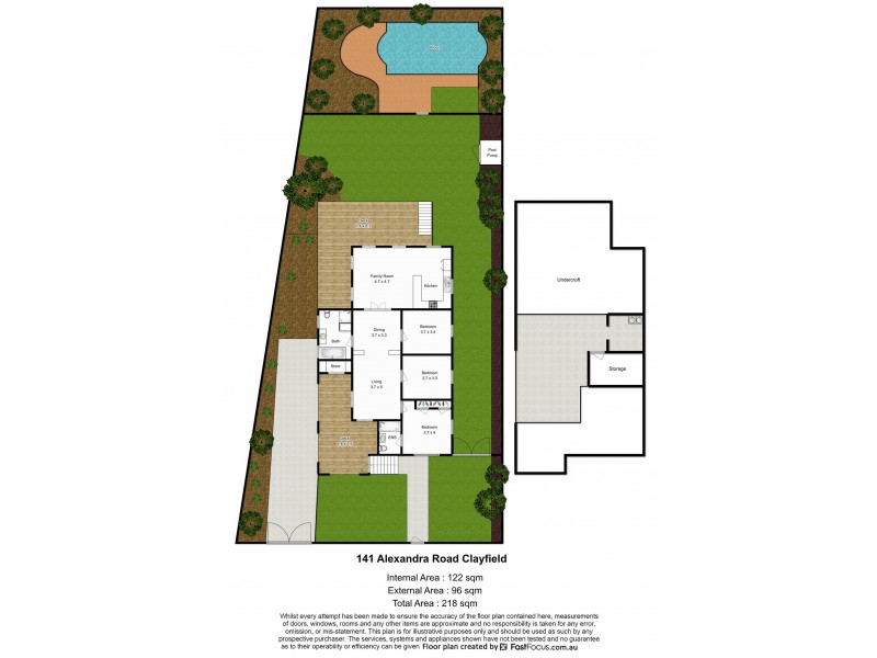 141 Alexandra Road, Clayfield QLD 4011 Floorplan