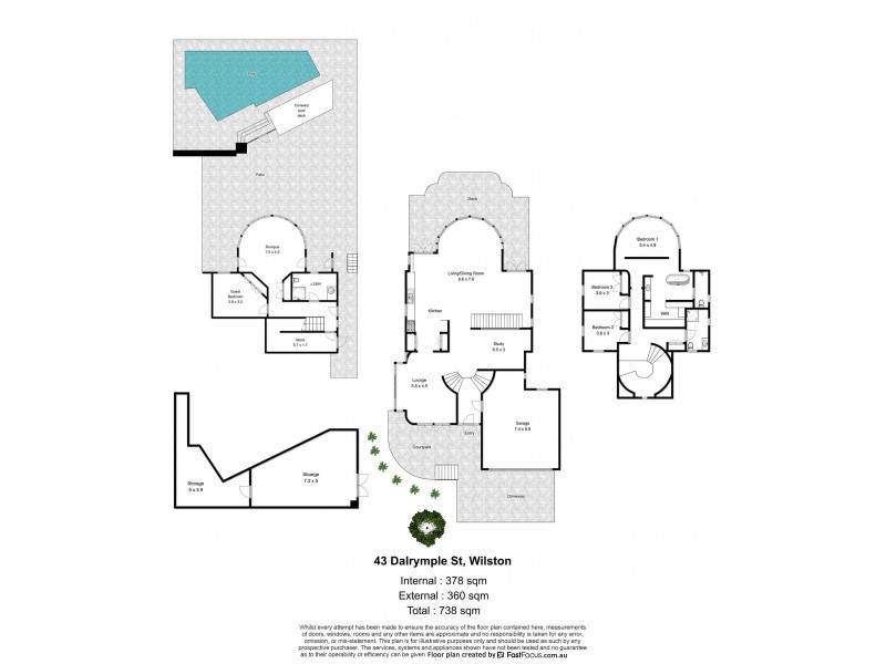 43 Dalrymple Street, Wilston QLD 4051 Floorplan