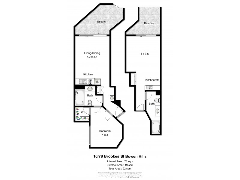 10/78 Brookes Street, Bowen Hills QLD 4006 Floorplan