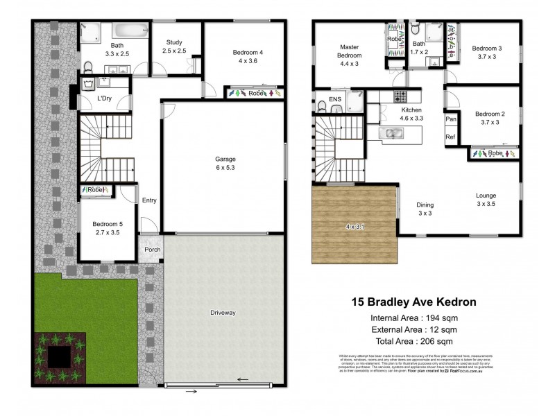 15 Bradley Avenue, Kedron QLD 4031 Floorplan