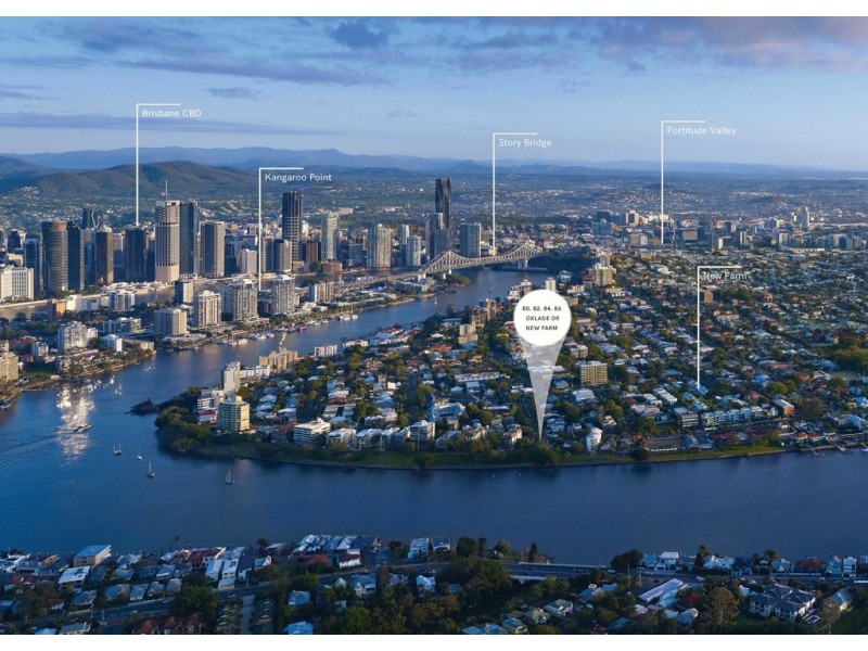 80,82,84 and 86 Oxlade Drive, New Farm QLD 4005