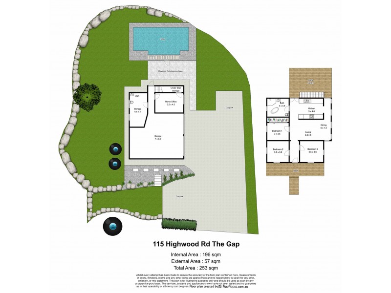 115 Highwood Road, The Gap QLD 4061 Floorplan