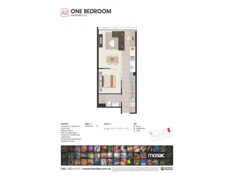 1313/8 Church Street, Fortitude Valley QLD 4006 Floorplan