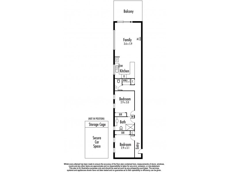 203/119 McDonald Street, Mordialloc VIC 3195 Floorplan