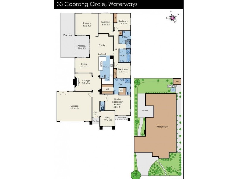33 Coorong Circle, Waterways VIC 3195 Floorplan