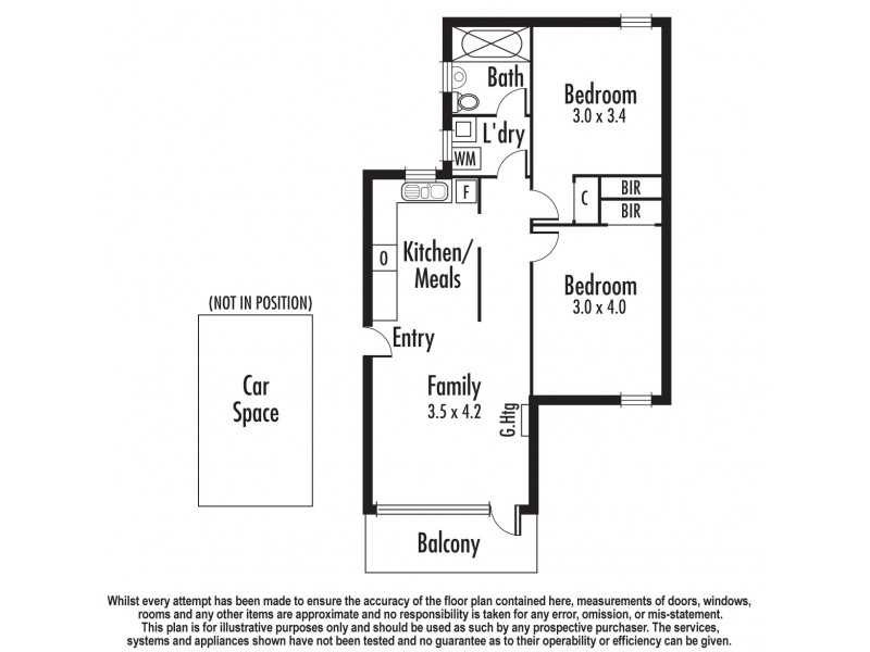 2/6-8 High Street, Mordialloc VIC 3195 Floorplan