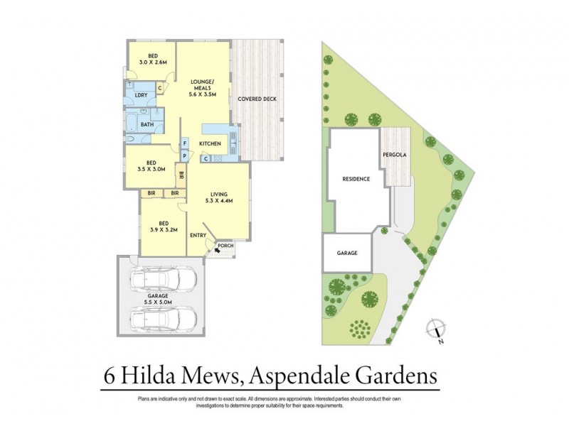 6 Hilda Mews, Aspendale Gardens VIC 3195 Floorplan