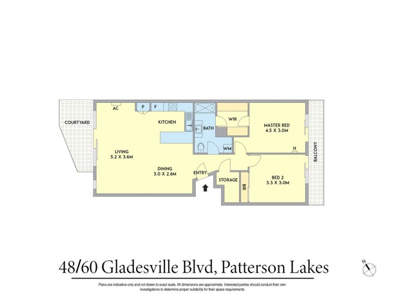 48/60-68 Gladesville Boulevard, Patterson Lakes VIC 3197 Floorplan
