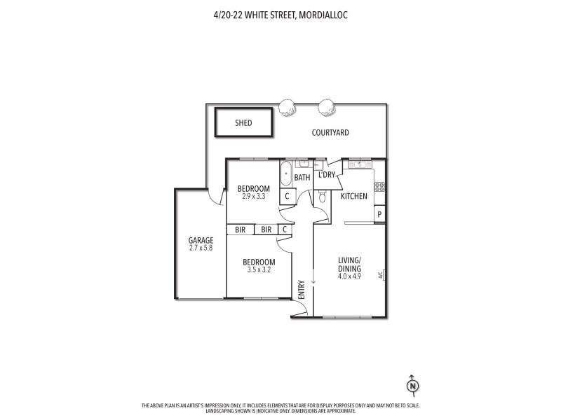 4/20-22 White Street, Mordialloc VIC 3195 Floorplan