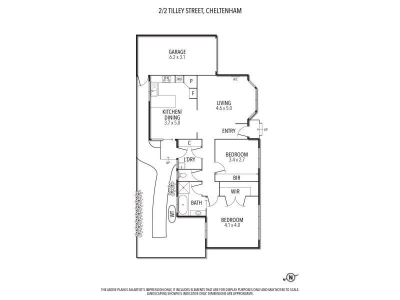 2/2 Tilley Street, Cheltenham VIC 3192 Floorplan