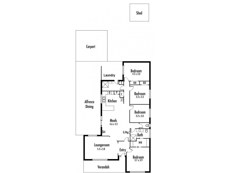 21 Kerr Crescent, Aspendale Gardens VIC 3195 Floorplan