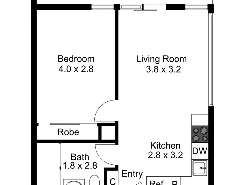 712/2-6 Railway Road, Cheltenham VIC 3192 Floorplan
