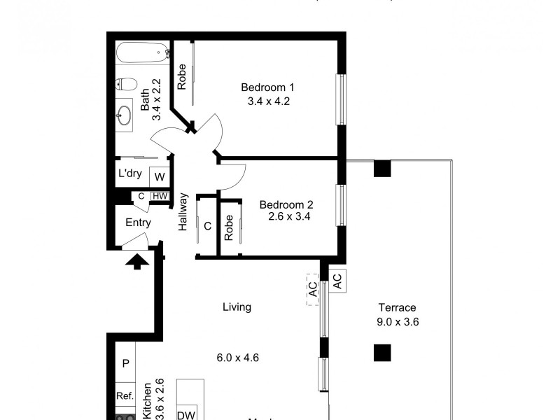 17/60-68 Gladesville Boulevard, Patterson Lakes VIC 3197 Floorplan