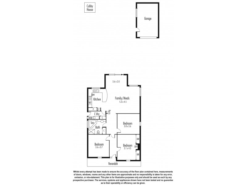 3 Chute street, Mordialloc VIC 3195 Floorplan