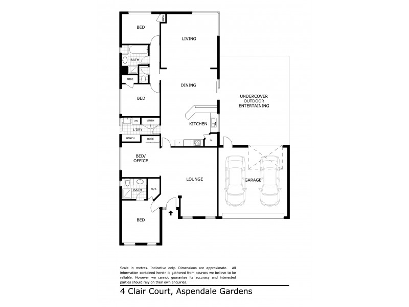 4 Clair Court, Aspendale Gardens VIC 3195 Floorplan