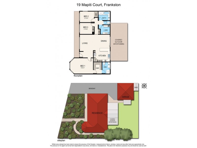19 Mapiti Court, Frankston VIC 3199 Floorplan