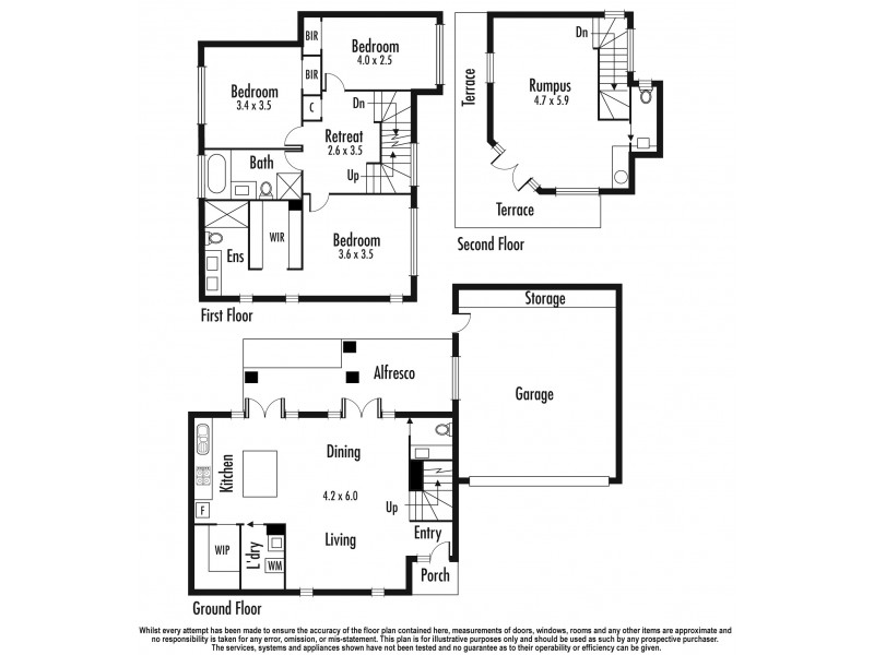 1/217 Beach Rd, Mordialloc VIC 3195 Floorplan