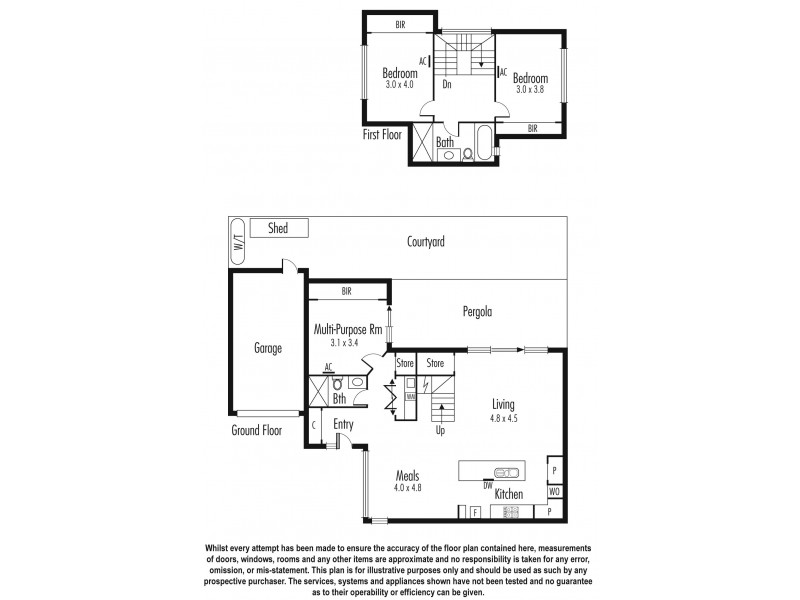 2/22 Ebb St, Aspendale VIC 3195 Floorplan