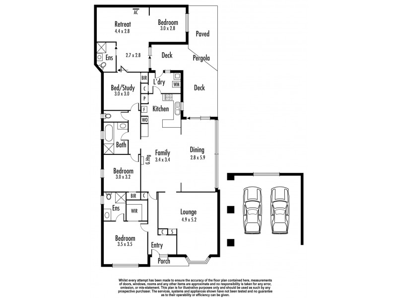 48 Sutherland Avenue, Aspendale Gardens VIC 3195 Floorplan