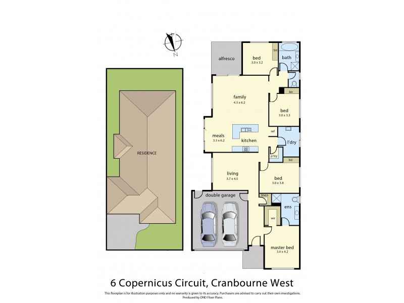 6 Copernicus Circuit, Cranbourne West VIC 3977 Floorplan