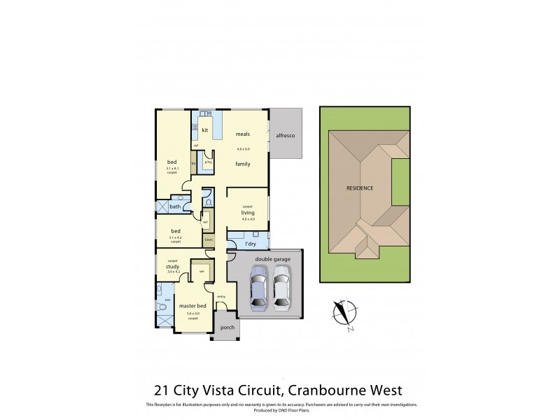 21 City Vista Circuit, Cranbourne West VIC 3977 Floorplan