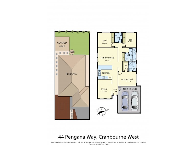 44 Pengana Way, Cranbourne West VIC 3977 Floorplan