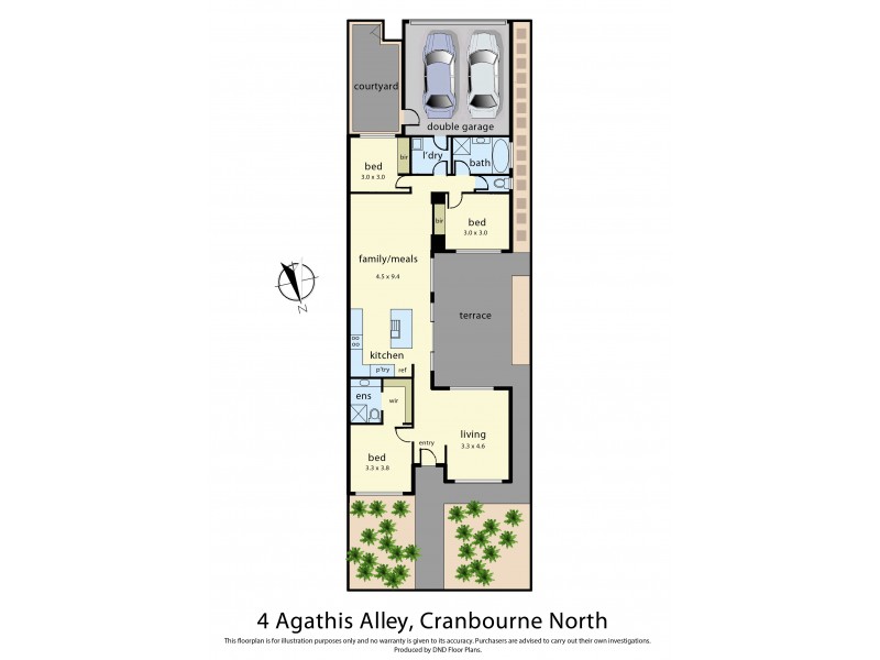 4 Agathis Alley, Cranbourne North VIC 3977 Floorplan
