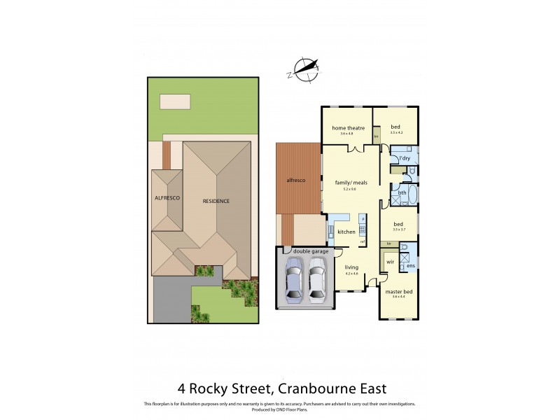 4 Rocky Street, Cranbourne East VIC 3977 Floorplan