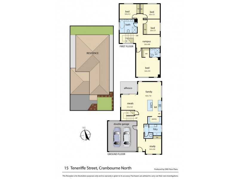 15 Teneriffe Street, Cranbourne North VIC 3977 Floorplan