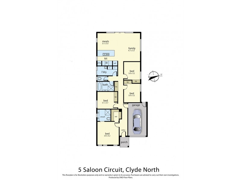 5 Saloon Circuit, Clyde North VIC 3978 Floorplan