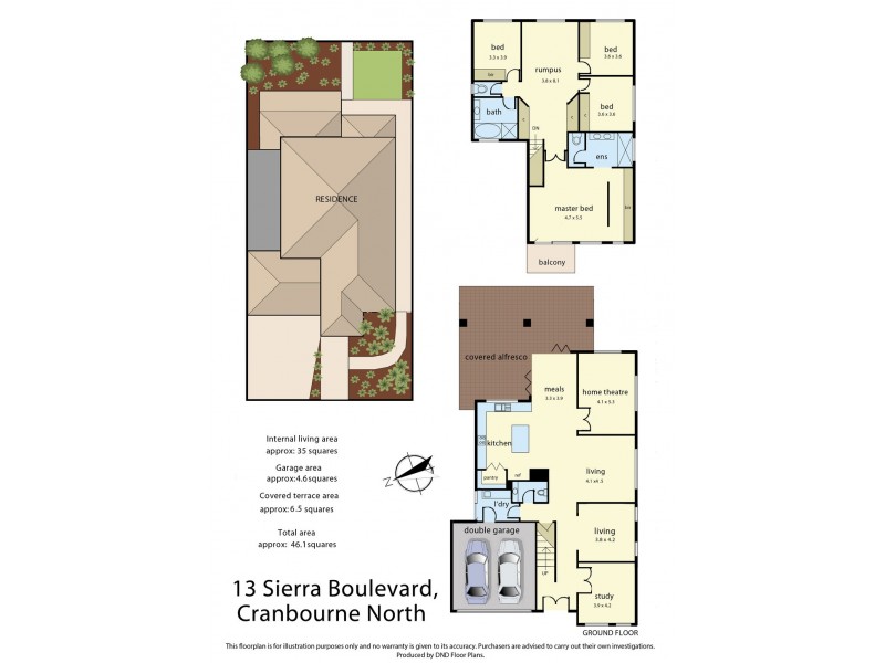 13 Sierra Boulevard, Cranbourne North VIC 3977 Floorplan