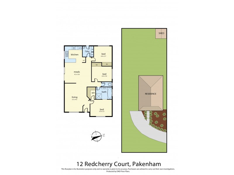 12 Redcherry Court, Pakenham VIC 3810 Floorplan
