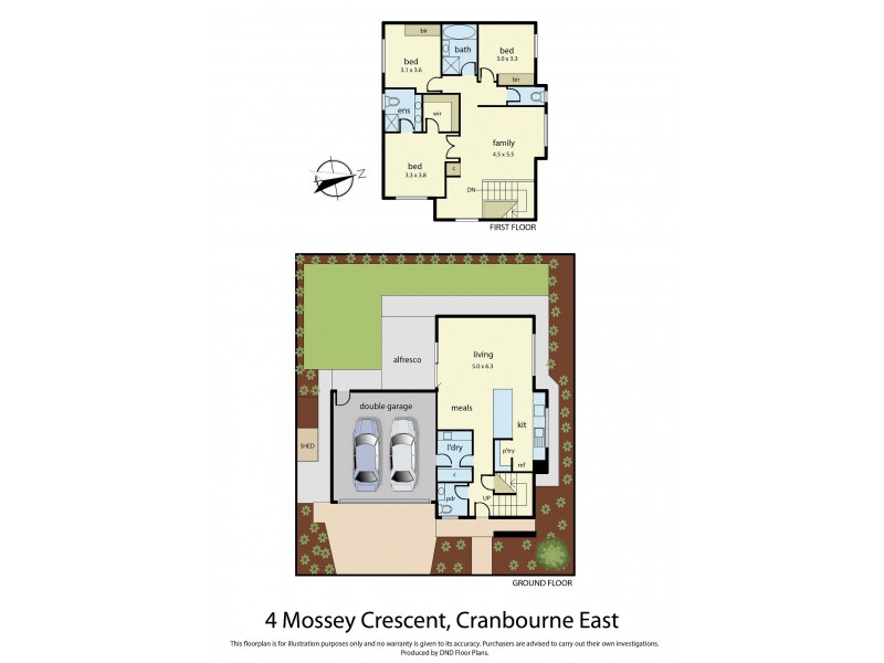 4 Mossey Crescent, Cranbourne East VIC 3977 Floorplan