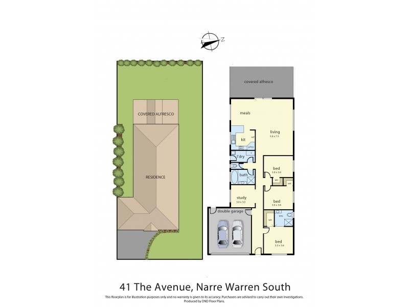 41 The Avenue, Narre Warren South VIC 3805 Floorplan