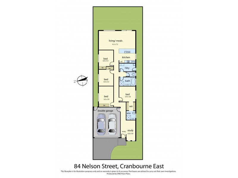 84 Nelson Street, Cranbourne East VIC 3977 Floorplan